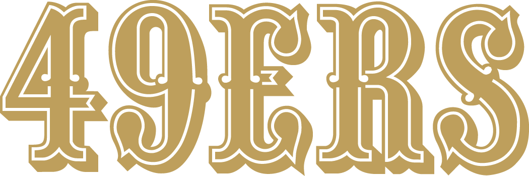 San Francisco 49ers 1972-2004 Wordmark Logo cricut iron on